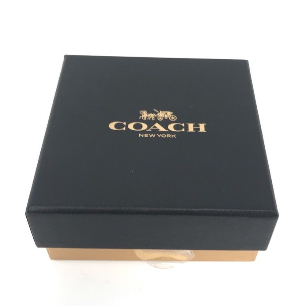 Coach F54889 Gold Plated Metal Ring Size 7 - Picture 3 of 3